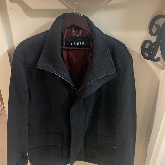 Men’s original wool coat. Only worn twice! Very warm, dry cleaned - Picture 3 of 4